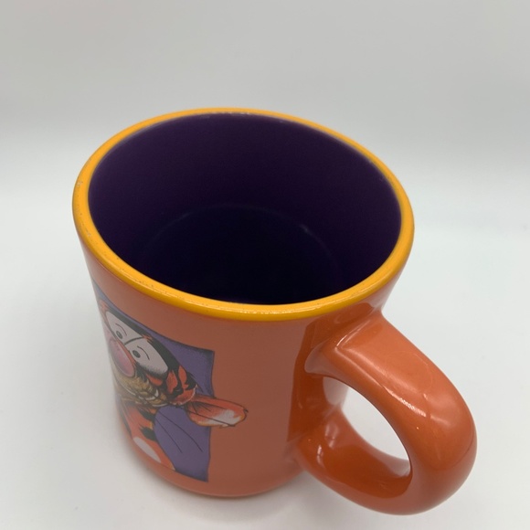 Disney Winnie the Pooh Tigger Ceramic Coffee Mug Orange/Purple - Picture 9 of 13